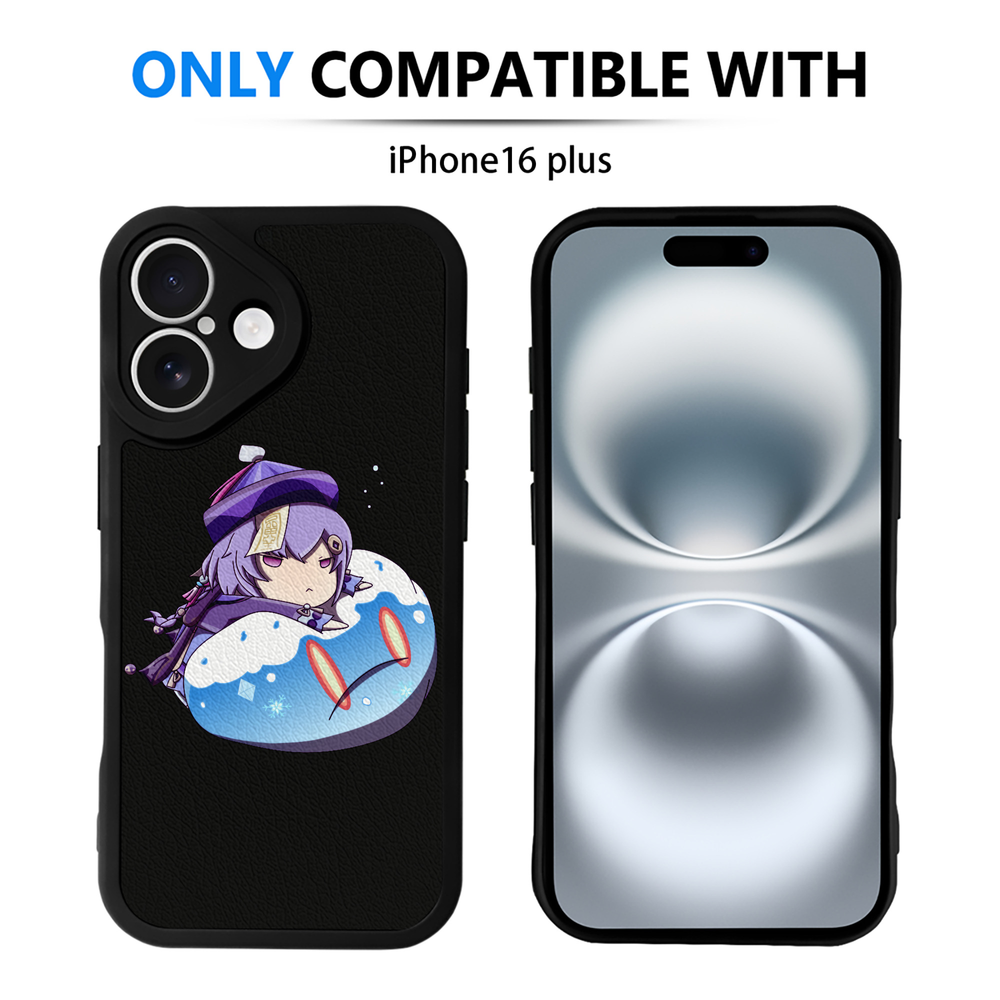げんし神 七七 なな  genshin Nana 【iPhone 16シリーズ対応】シリコンスマホケース（レザー調） 材質：シリコン
